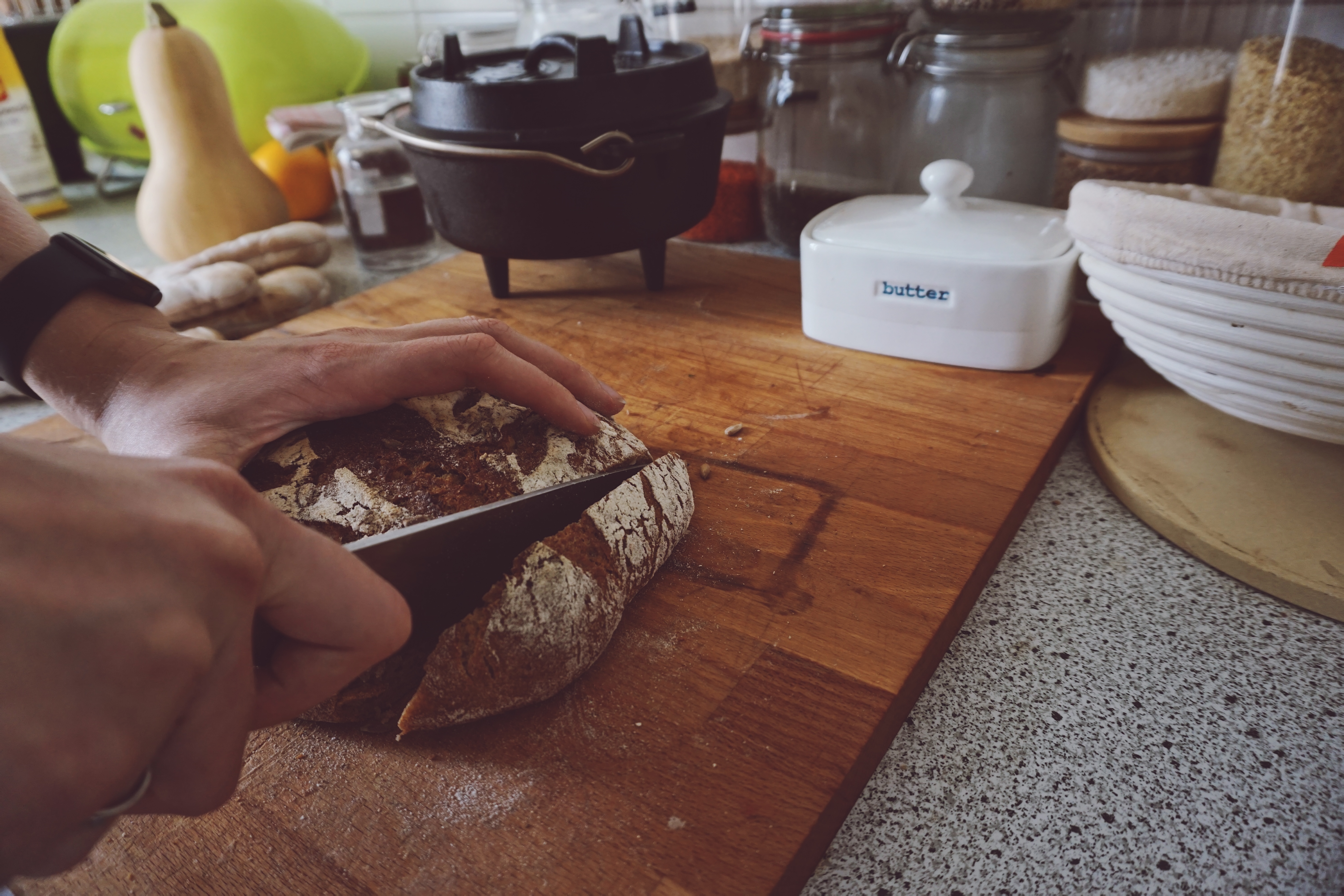 Sourdough with salt