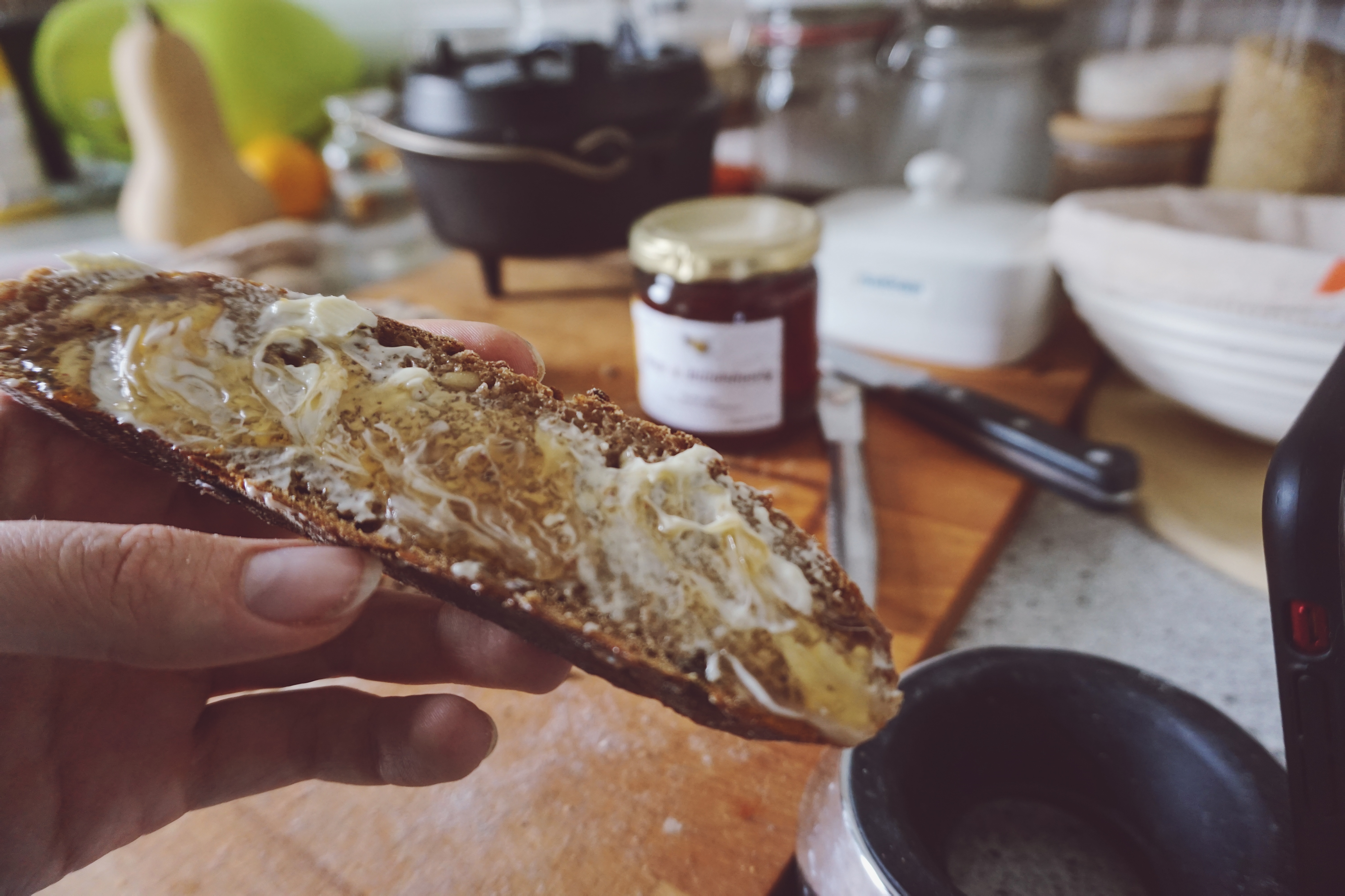 Sourdough with salt